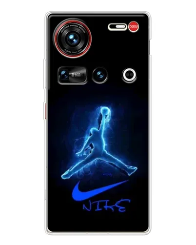 Чехол для ZTE Nubia Z70 Ultra с картинкой «Jordan Neon Blue»