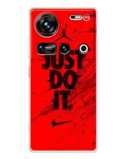 Чехол для ZTE Nubia Z70 Ultra с картинкой «Nike Just Do It»