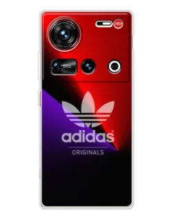 Чехол для ZTE Nubia Z70 Ultra с картинкой «Adidas Red Neon»
