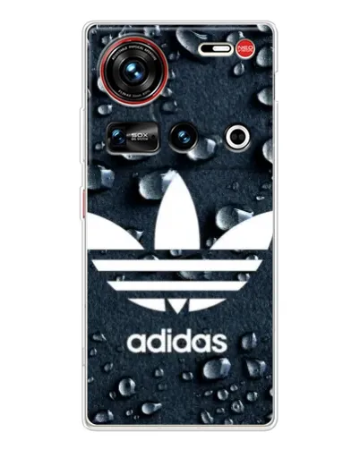 Чехол для ZTE Nubia Z70 Ultra с картинкой «Adidas Trefoil Blue»