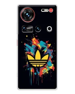 Чехол для ZTE Nubia Z70 Ultra с картинкой «Adidas Splash»