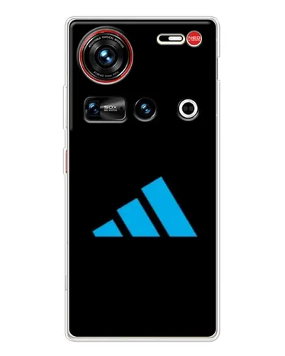 Чехол для ZTE Nubia Z70 Ultra с картинкой «Adidas Cyan Logo»