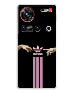 Чехол для ZTE Nubia Z70 Ultra с картинкой «Adidas Hands»
