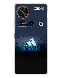 Чехол для ZTE Nubia Z70 Ultra с картинкой «Adidas Water Drops»