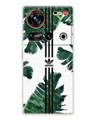 Чехол для ZTE Nubia Z70 Ultra с картинкой «Пальмовые листья адидас»