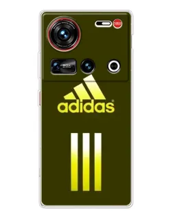 Чехол для ZTE Nubia Z70 Ultra с картинкой «Оливковый градиент Adidas»