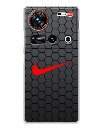 Чехол для ZTE Nubia Z70 Ultra с картинкой «Nike — карбоновая сетка»