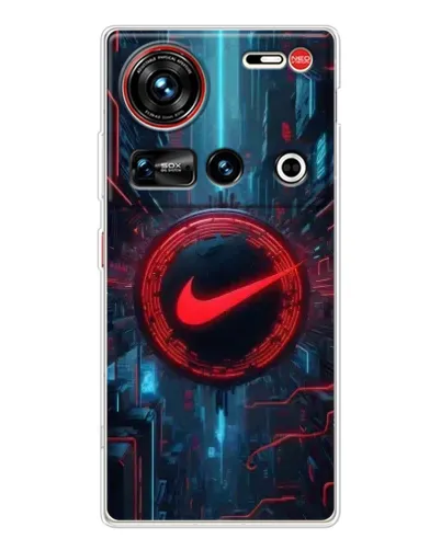 Чехол для ZTE Nubia Z70 Ultra с картинкой «Техногенный стиль Nike»