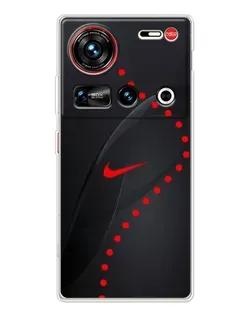 Чехол для ZTE Nubia Z70 Ultra с картинкой «Абстрактный дизайн Nike»