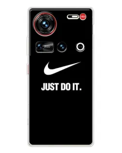 Чехол для ZTE Nubia Z70 Ultra с картинкой «Классический принт Nike»