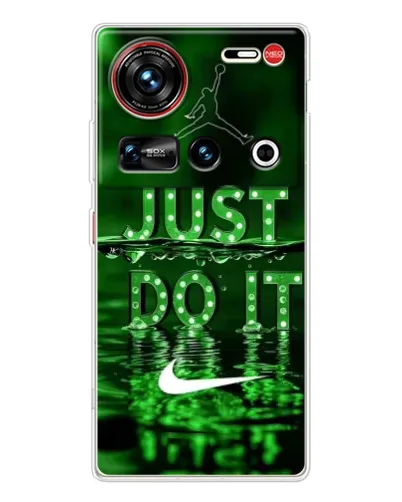 Чехол для ZTE Nubia Z70 Ultra с картинкой «Зеленый неоновый Nike»