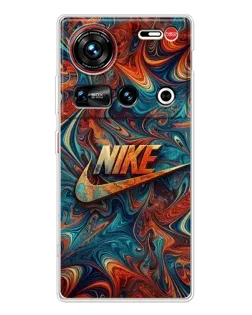 Чехол для ZTE Nubia Z70 Ultra с картинкой «Nike в абстракции»