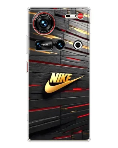 Чехол для ZTE Nubia Z70 Ultra с картинкой «Золотой Nike на металле»