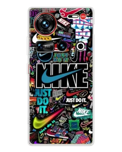 Чохол для ZTE Nubia Z70 Ultra з картинкою «Яскравий колаж Nike» Чохол для ZTE Nubia Z70 Ultra з картинкою «Яскравий колаж Nike»