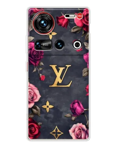 Чехол для ZTE Nubia Z70 Ultra с картинкой «Цветочный Louis Vuitton»