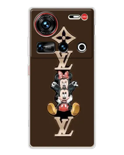 Чехол для ZTE Nubia Z70 Ultra с картинкой «LV и Микки Маус»