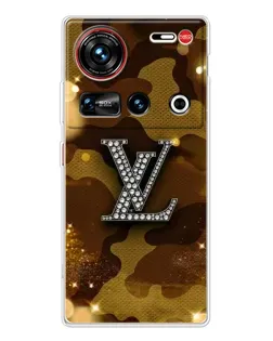 Чехол для ZTE Nubia Z70 Ultra с картинкой «Камуфляжный Louis Vuitton»