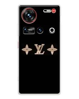 Чехол для ZTE Nubia Z70 Ultra с картинкой «Louis Vuitton — минимализм»