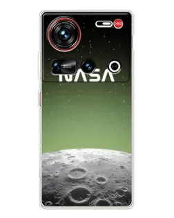 Чехол для ZTE Nubia Z70 Ultra с картинкой «NASA — лунный градиент»