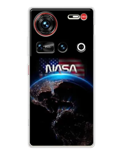 Чехол для ZTE Nubia Z70 Ultra с картинкой «Земля из космоса NASA»