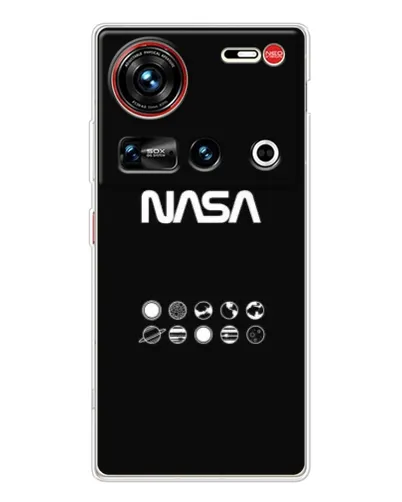 Чехол для ZTE Nubia Z70 Ultra с картинкой «NASA — технический принт»