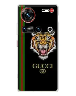 Чехол для ZTE Nubia Z70 Ultra с картинкой «Тигр Gucci»