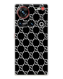 Чехол для ZTE Nubia Z70 Ultra с картинкой «Gucci — сетчатый паттерн»