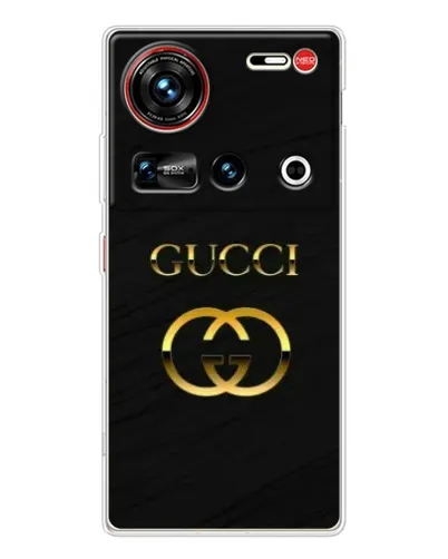 Чехол для ZTE Nubia Z70 Ultra с картинкой «Золотой логотип Gucci» Чехол для ZTE Nubia Z70 Ultra с картинкой «Золотой логотип Gucci»