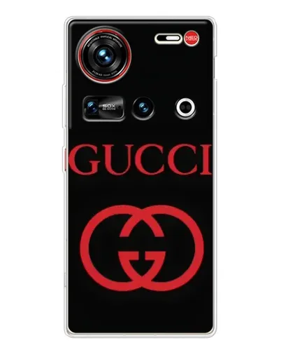 Чехол для ZTE Nubia Z70 Ultra с картинкой «Gucci — красный логотип» Чехол для ZTE Nubia Z70 Ultra с картинкой «Gucci — красный логотип»
