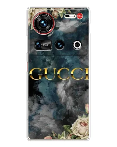 Чехол для ZTE Nubia Z70 Ultra с картинкой «Абстрактные цветы Gucci» Чехол для ZTE Nubia Z70 Ultra с картинкой «Абстрактные цветы Gucci»