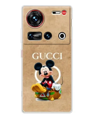 Чехол для ZTE Nubia Z70 Ultra с картинкой «Микки Маус Gucci — крафт» Чехол для ZTE Nubia Z70 Ultra с картинкой «Микки Маус Gucci — крафт»