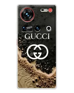 Чехол для ZTE Nubia Z70 Ultra с картинкой «Gucci — песчаные дюны»