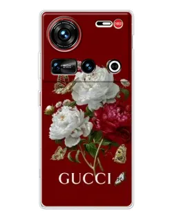 Чехол для ZTE Nubia Z70 Ultra с картинкой «Gucci —  сад»