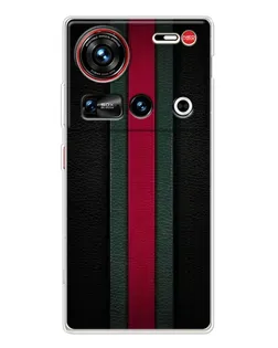 Чехол для ZTE Nubia Z70 Ultra с картинкой «Gucci — неоновая линия»