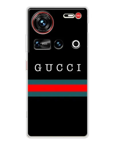 Чехол для ZTE Nubia Z70 Ultra с картинкой «Gucci — красный пояс» Чехол для ZTE Nubia Z70 Ultra с картинкой «Gucci — красный пояс»