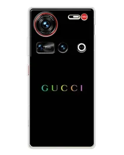 Чехол для ZTE Nubia Z70 Ultra с картинкой «Gucci — неоновый минимализм» Чехол для ZTE Nubia Z70 Ultra с картинкой «Gucci — неоновый минимализм»