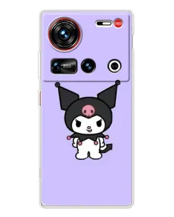 Чехол для ZTE Nubia Z70 Ultra с картинкой «Kuromi — нежный фиолетовый»