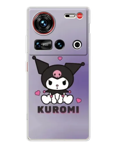 Чехол для ZTE Nubia Z70 Ultra с картинкой «Kuromi — фиолетовый арт»