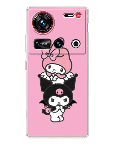 Чехол для ZTE Nubia Z70 Ultra с картинкой «My Melody и Kuromi»