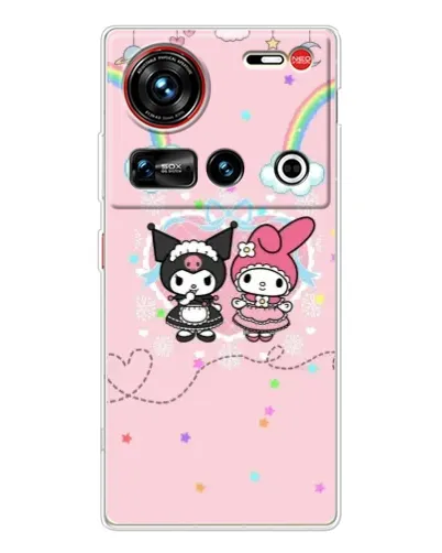 Чехол для ZTE Nubia Z70 Ultra с картинкой «My Melody и Kuromi»