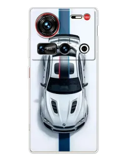 Чохол для ZTE Nubia Z70 Ultra з картинкою «Вид зверху — BMW M»