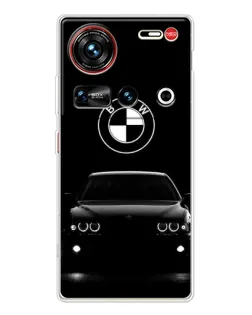 Чехол для ZTE Nubia Z70 Ultra с картинкой «BMW — взгляд из темноты»