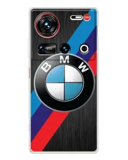 Чехол для ZTE Nubia Z70 Ultra с картинкой «BMW M-stripes стиль»