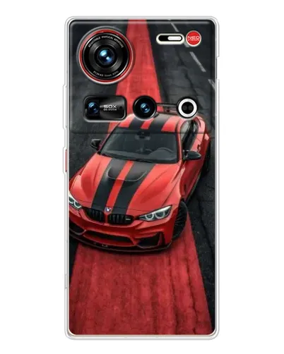Чехол для ZTE Nubia Z70 Ultra с картинкой «BMW на красной дорожке»