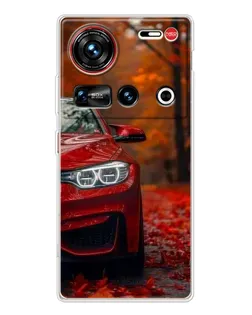 Чехол для ZTE Nubia Z70 Ultra с картинкой «Осенняя BMW M4»
