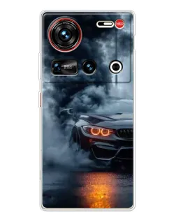Чохол для ZTE Nubia Z70 Ultra з картинкою «BMW M-Power — абстракція»