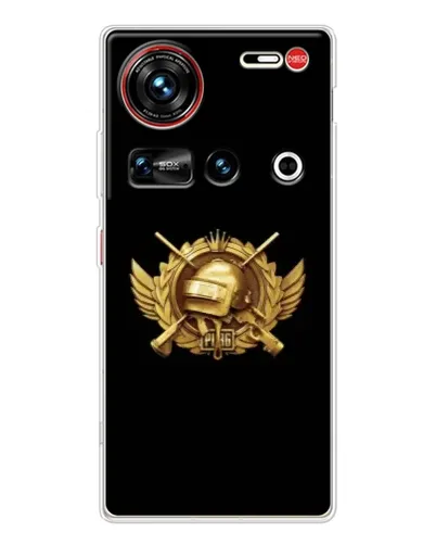 Чохол для ZTE Nubia Z70 Ultra з картинкою «PUBG — помаранчевий градієнт»