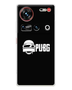 Чохол для ZTE Nubia Z70 Ultra з картинкою «PUBG — класичний лого»
