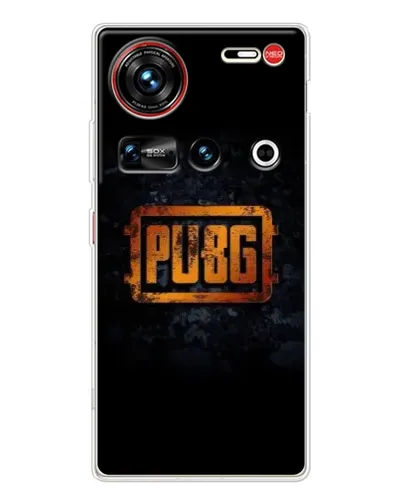 Чохол для ZTE Nubia Z70 Ultra з картинкою «PUBG — золотий логотип»