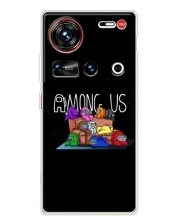 Чохол для ZTE Nubia Z70 Ultra з картинкою «Логотип Among Us»